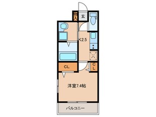 あどばんす蘭の物件間取画像